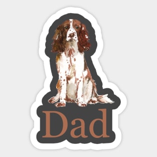 English Springer Spaniel Dog Dad, Dog Dad, Dog Daddy, Gift from the Dog, Dog Dad Gift, Dog Dad Present, Dog Daddy Present, Gift for Dog Dad, Present from the Dog Sticker